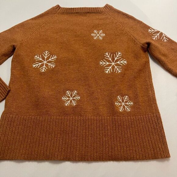 Workshop Republic Clothing Snowflake Sweater Size Medium - Picture 10 of 11